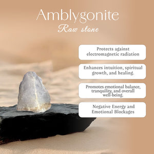 Amblygonite Raw Stone