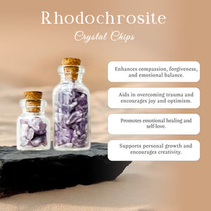 Rhodocrosite Crystal Chips