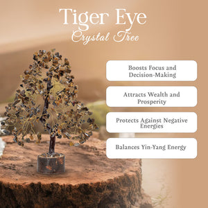 Tiger Eye Crystal Tree
