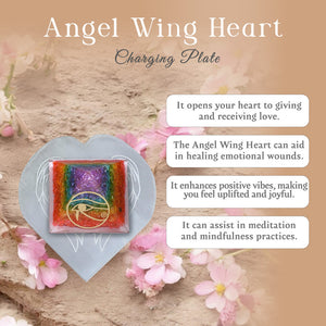 Angel Wing Heart Charging Plate