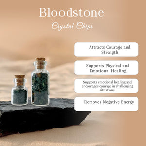 Bloodstone Crystal Chips