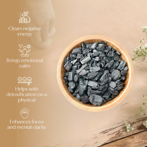 Black Tourmaline Crystal Chips