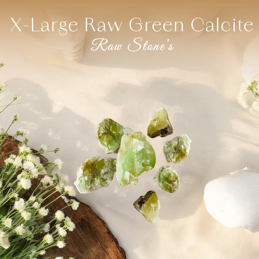X-Large Green Calcite Raw Stone