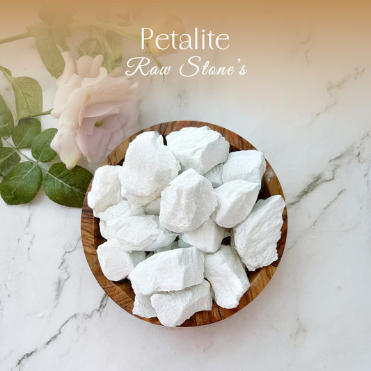 Petalite Raw Stone