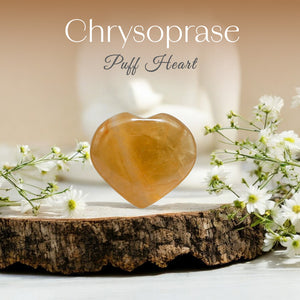 Citrine Puff Heart