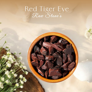 Red Tiger Eye Raw Stone
