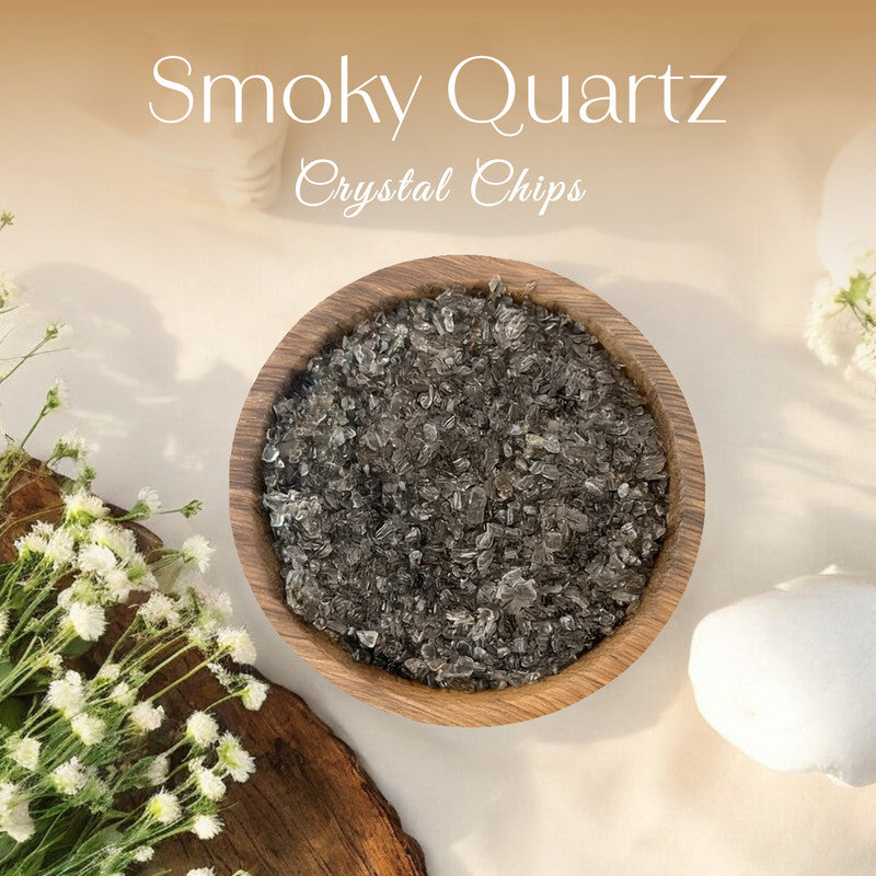 Smoky Quartz Crystal Chips