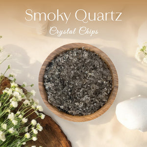 Smoky Quartz Crystal Chips
