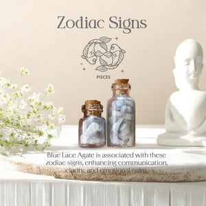 Blue Lace Agate Crystal Chips