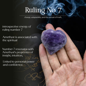 Amethyst Puff Heart