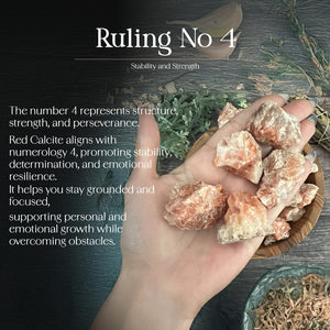 Red Calcite Raw Stone