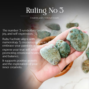 Ruby Fuchsite Raw Stone