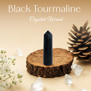 Black Tourmaline Crystal Wand