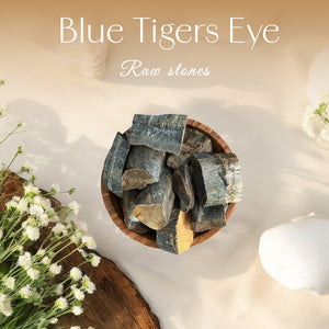 Blue Tiger Eye Raw Stone