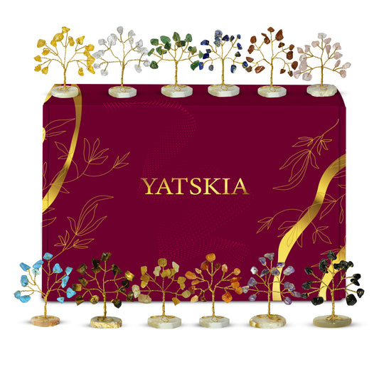 Crystal Tree Gift Box For Christmas | Crystal Tree Gift Set ( Slice Base 3 inch)