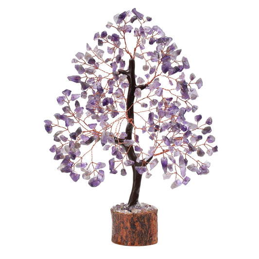 Amethyst Purple Gemstone Tree