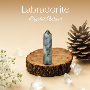Labradorite Crystal Wand
