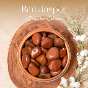 1lb Red Jasper Tumbled Stone