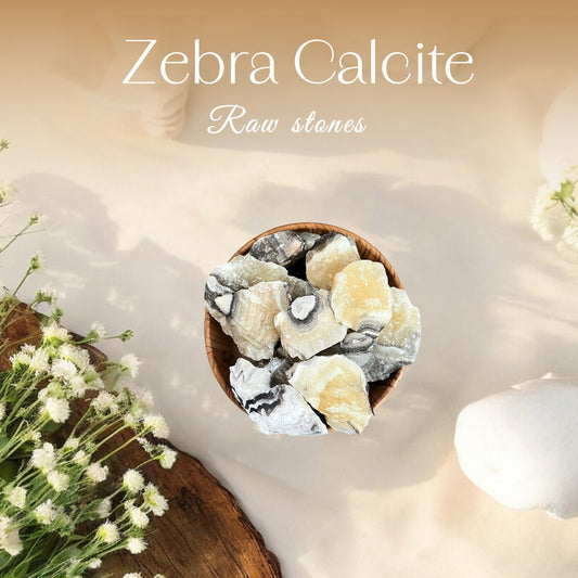 Zebra Calcite Raw Stone