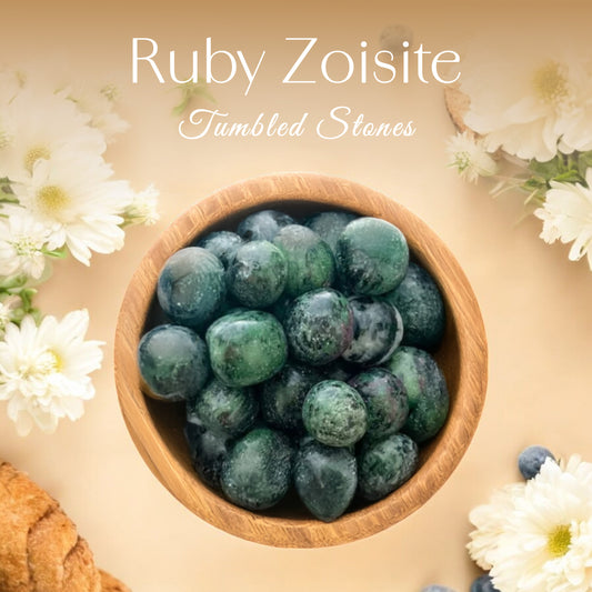 1lb Ruby Zoisite Tumbled Stone