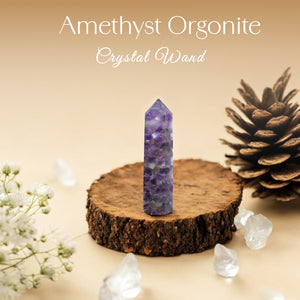 Amethyst Orgonite Crsytal Wand