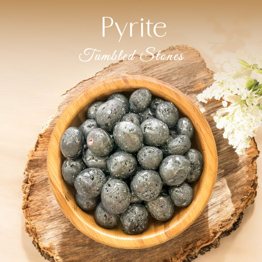1lb Pyrite Tumbled Stone
