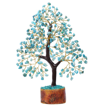 Turquoise Tree for Throat Chakra, Symbol of Strength and Protection | 10-12 Inches By Yatskia