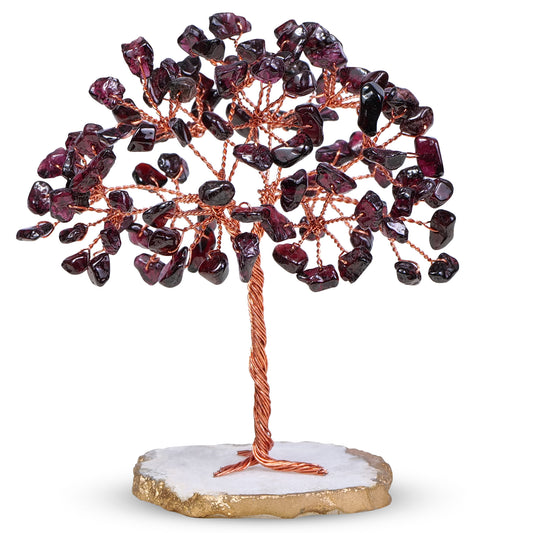 Garnet Root Slice Base Tree