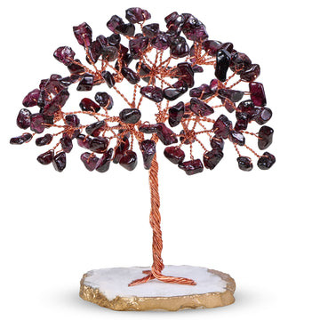 Garnet Root Chakra Slice Base Gemstone Tree for Passionate Energy