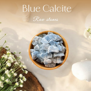Blue Calcite Raw Stone