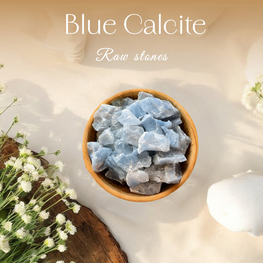 Blue Calcite Raw Stone