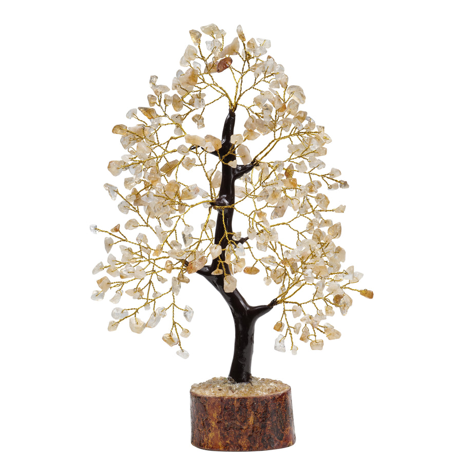Citrine Crystal Chakra Tree for Wealth and Abundance By Yatskia - Attracts Money & Succes | 10-12 Inches