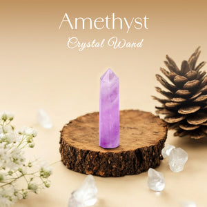 Amethyst Crystal Wand