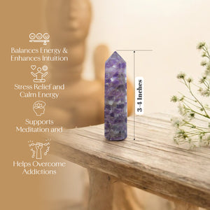 Amethyst Orgonite Crsytal Wand