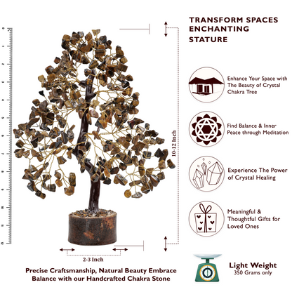 Tiger Eye crystal Tree