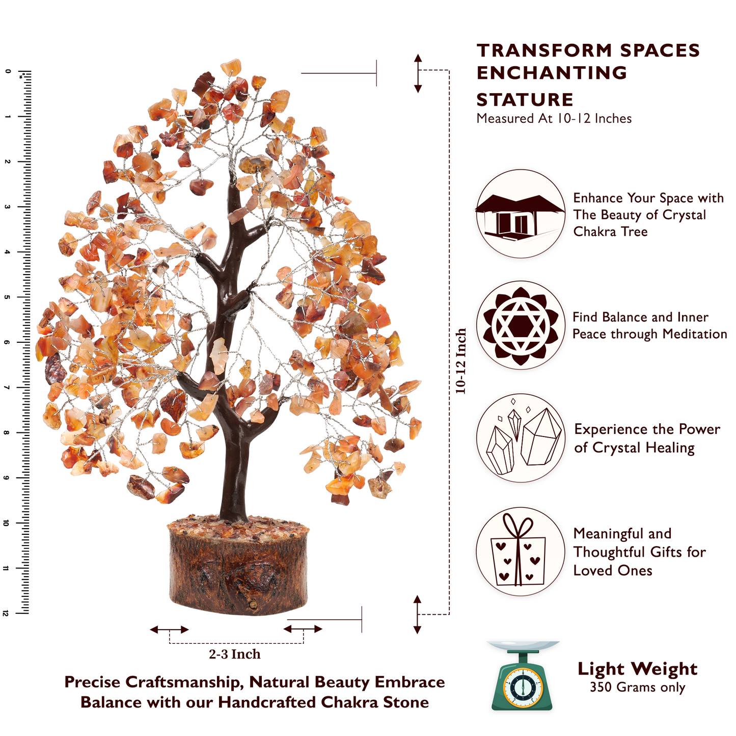 Carnelian Sacral Chakra Tree