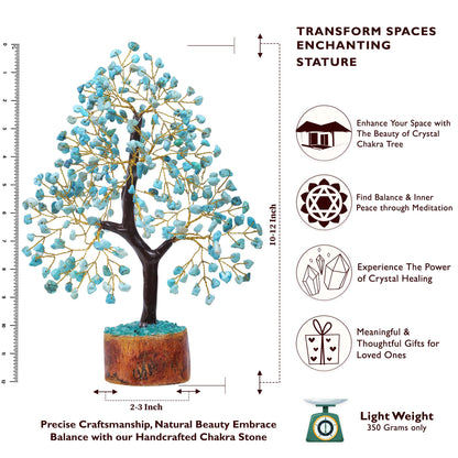 Turquoise Crystal Tree