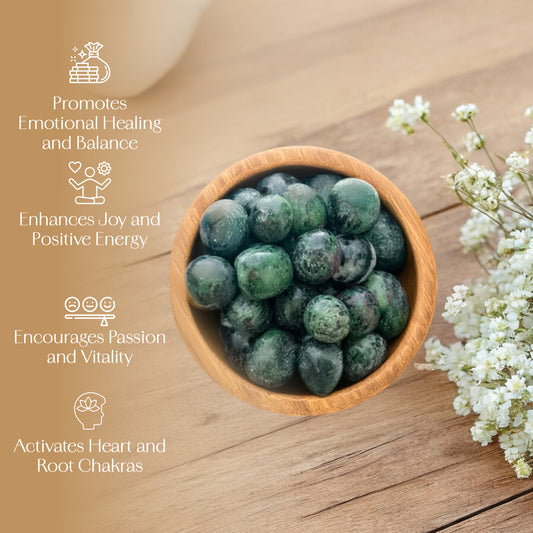 1lb Ruby Zoisite Tumbled Stone