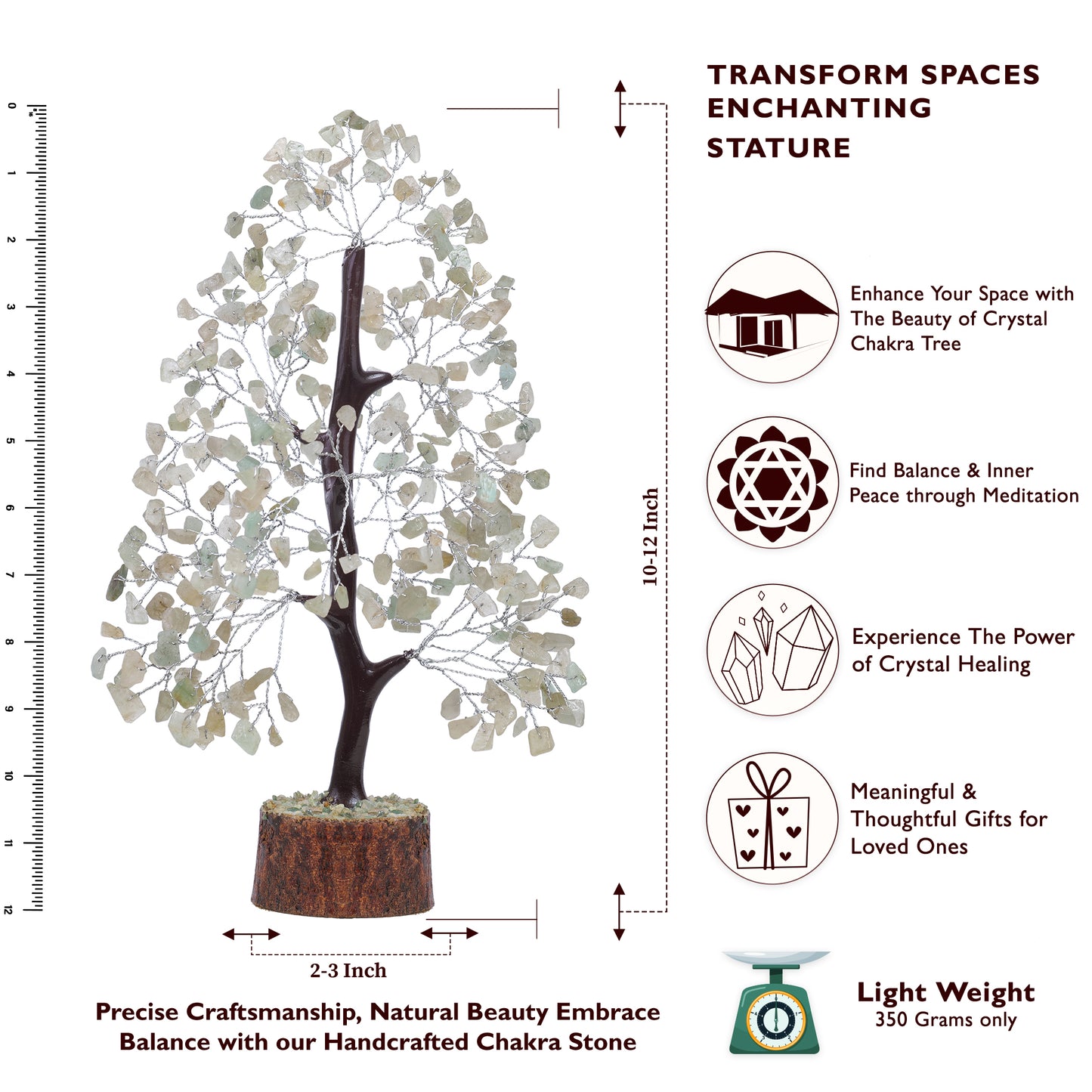 Green Jade Crystal Tree