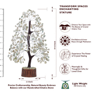 Green Jade Crystal Tree
