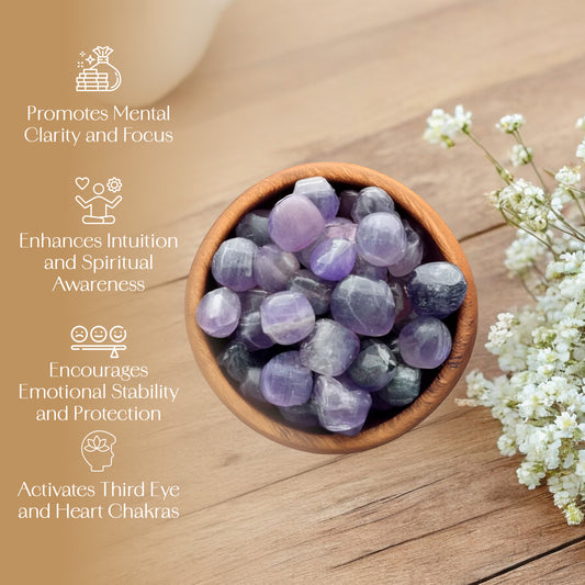 1lb Fluorite Tumbled Stone