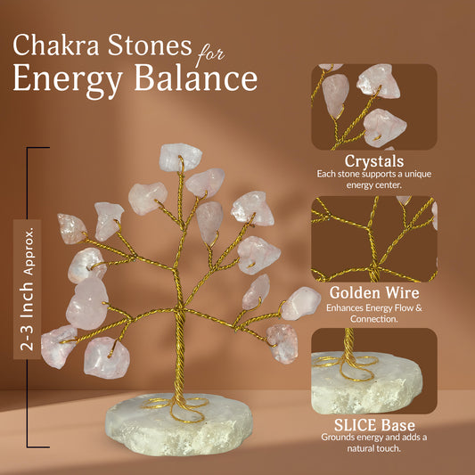 Crystal Tree Gift Box For Christmas | Crystal Tree Gift Set ( Slice Base 3 inch)