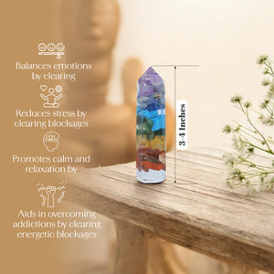 7 Chakra Crystal Wand