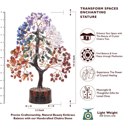 Seven Chakra Crystal Tree