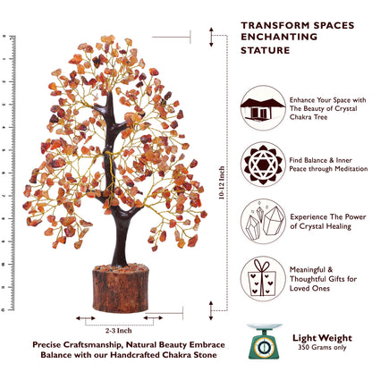 Carnelian Crystal Tree