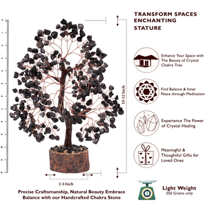 Black Tourmaline Crystal Tree