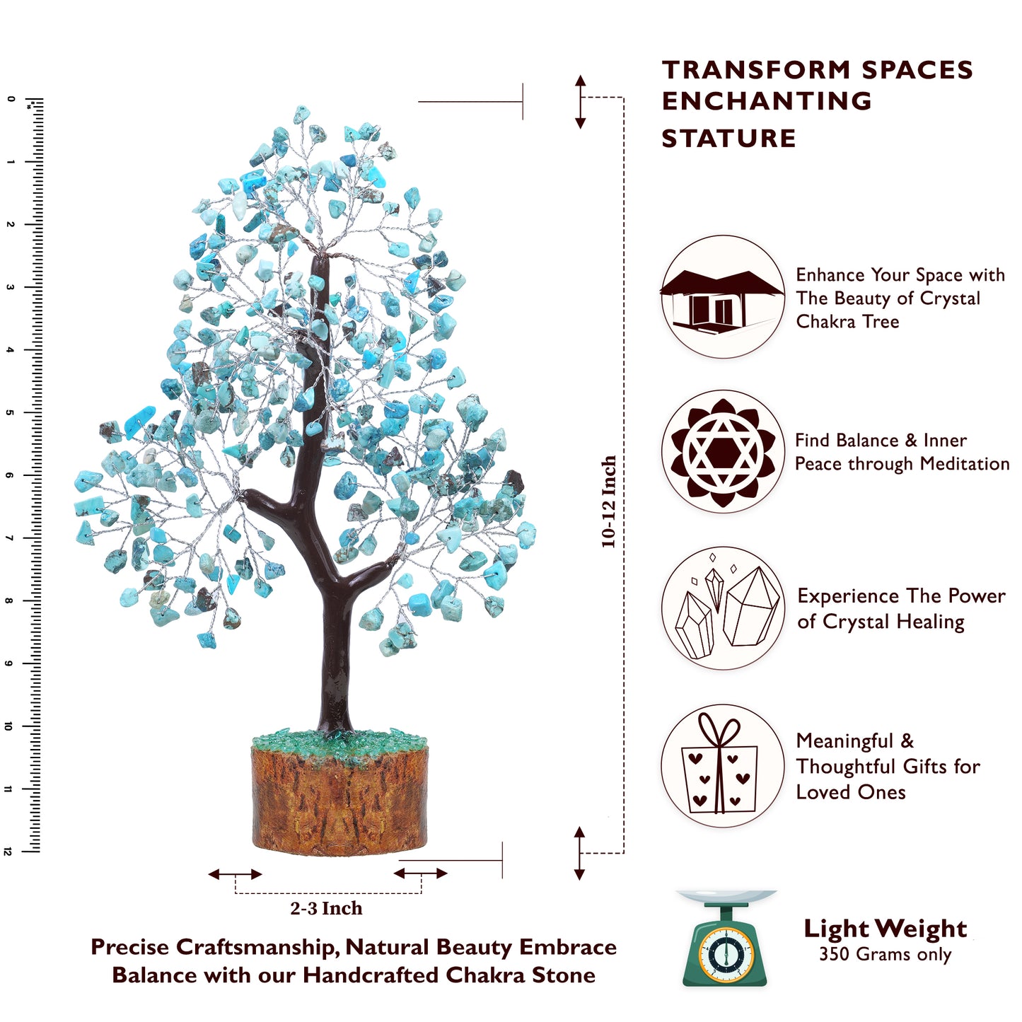 Turquoise Crystal Tree