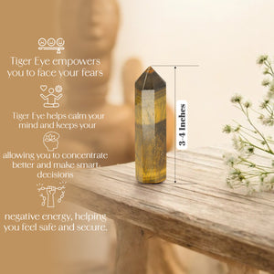 Tiger Eye Crystal Wand