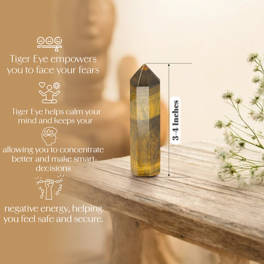 Tiger Eye Crystal Wand