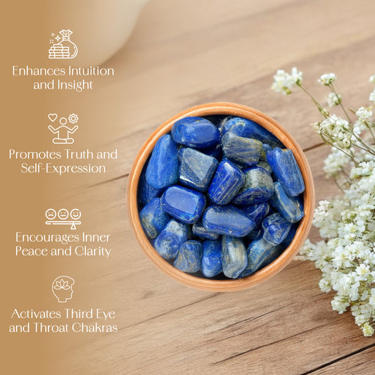 1lb Lapis Lazuli Tumbled Stone